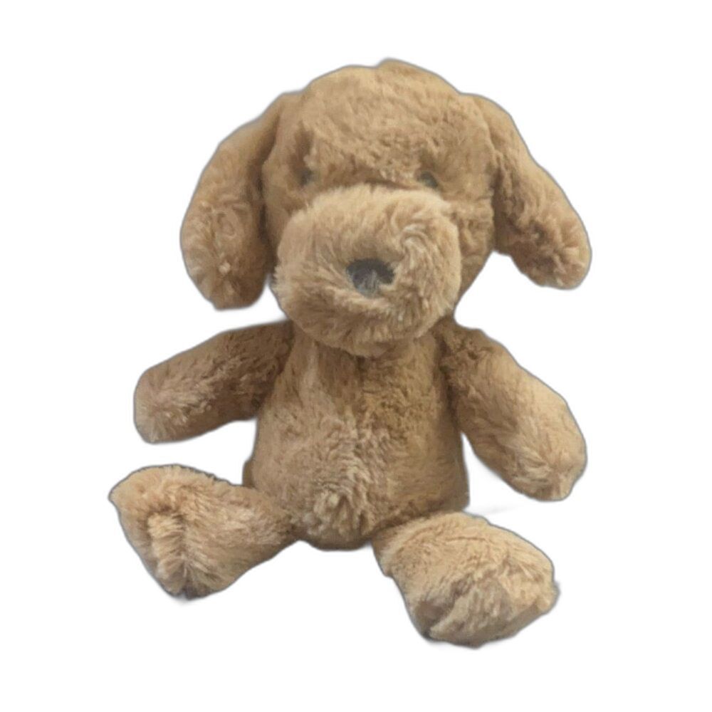 Cloud Island Plush Dog stuffed animal toy  Tan Rattle Soft & Cuddly For Kids 8"
